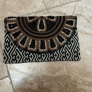 Vici collection Twilight handmade beaded crossbody clutch, brand new with tags